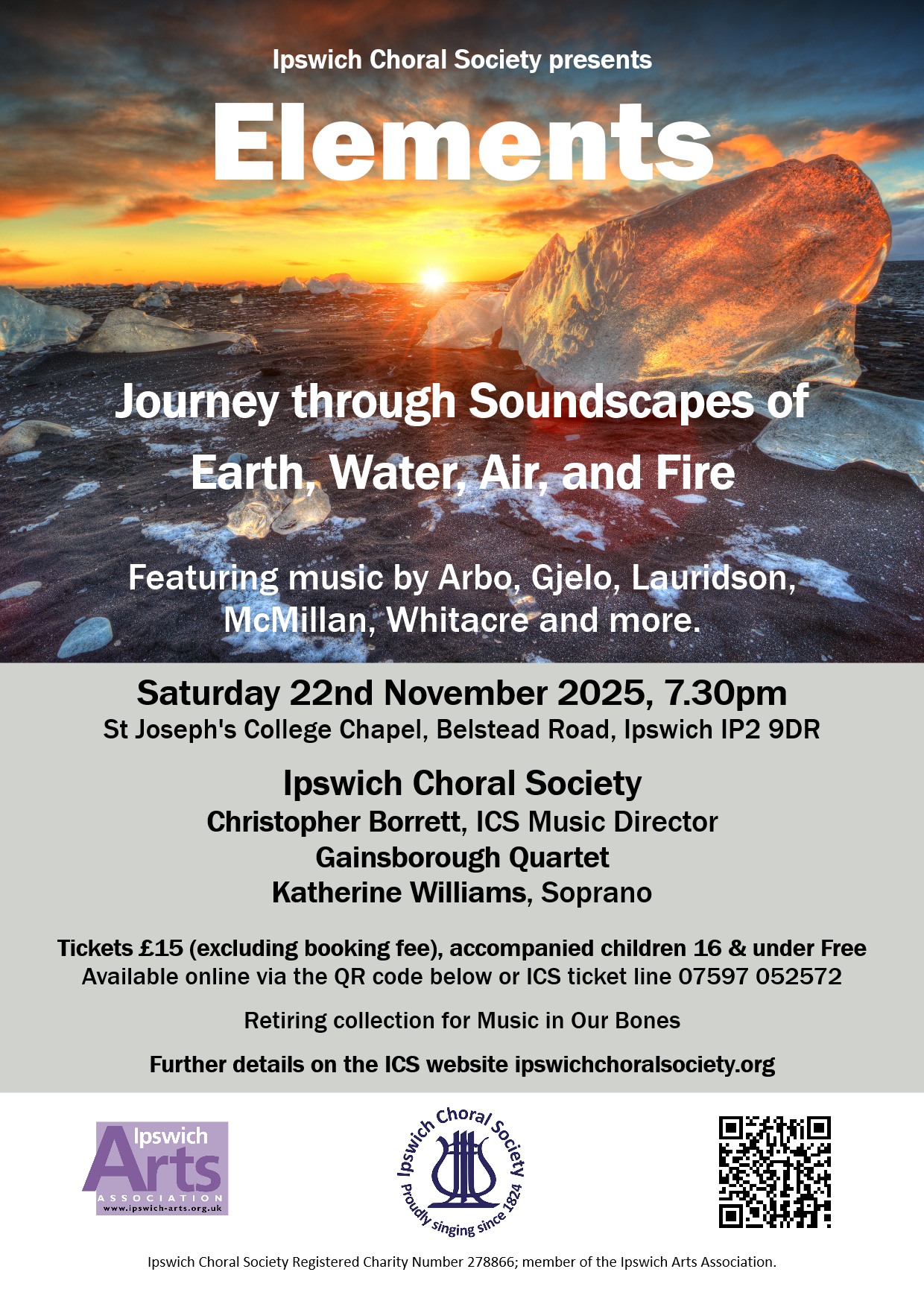 ICS Nov 2025 concert poster