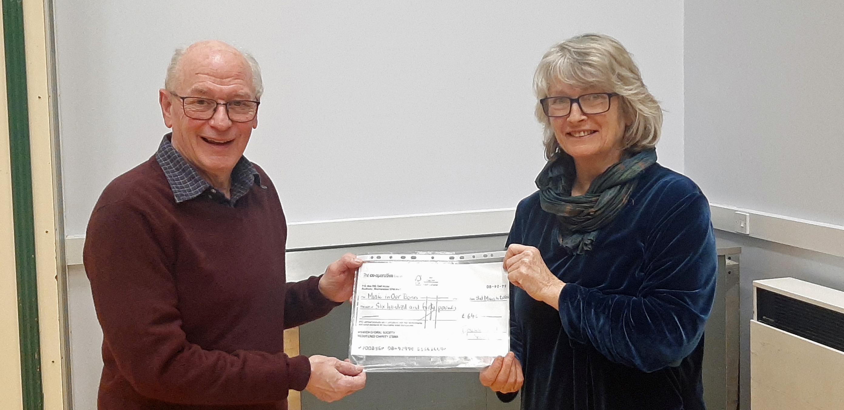 Presentation to Music in Our Bones